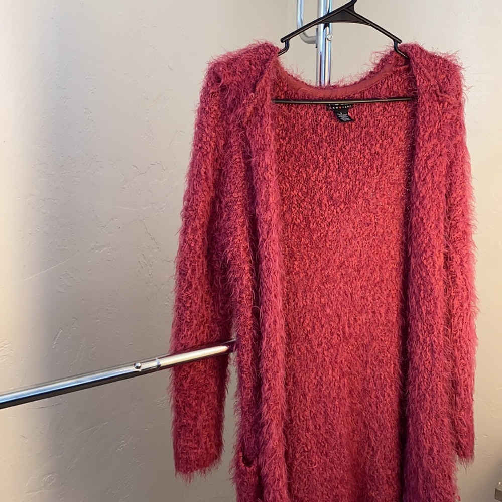 POOF knit cardigan